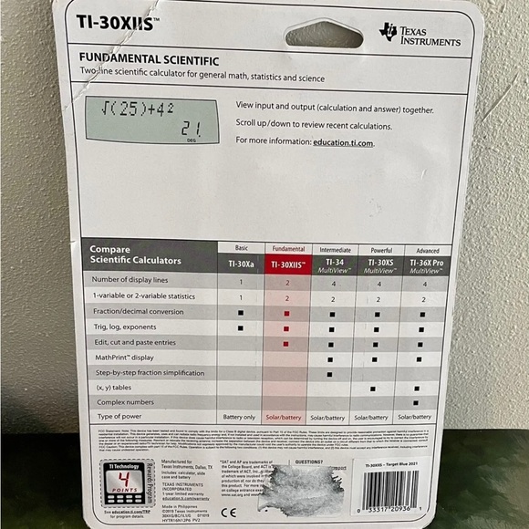 Texas Instruments Calculator New - Picture 2 of 3